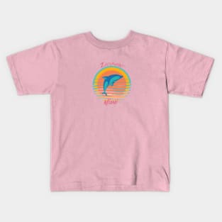 Back Miami Dolphins Kids T-Shirt